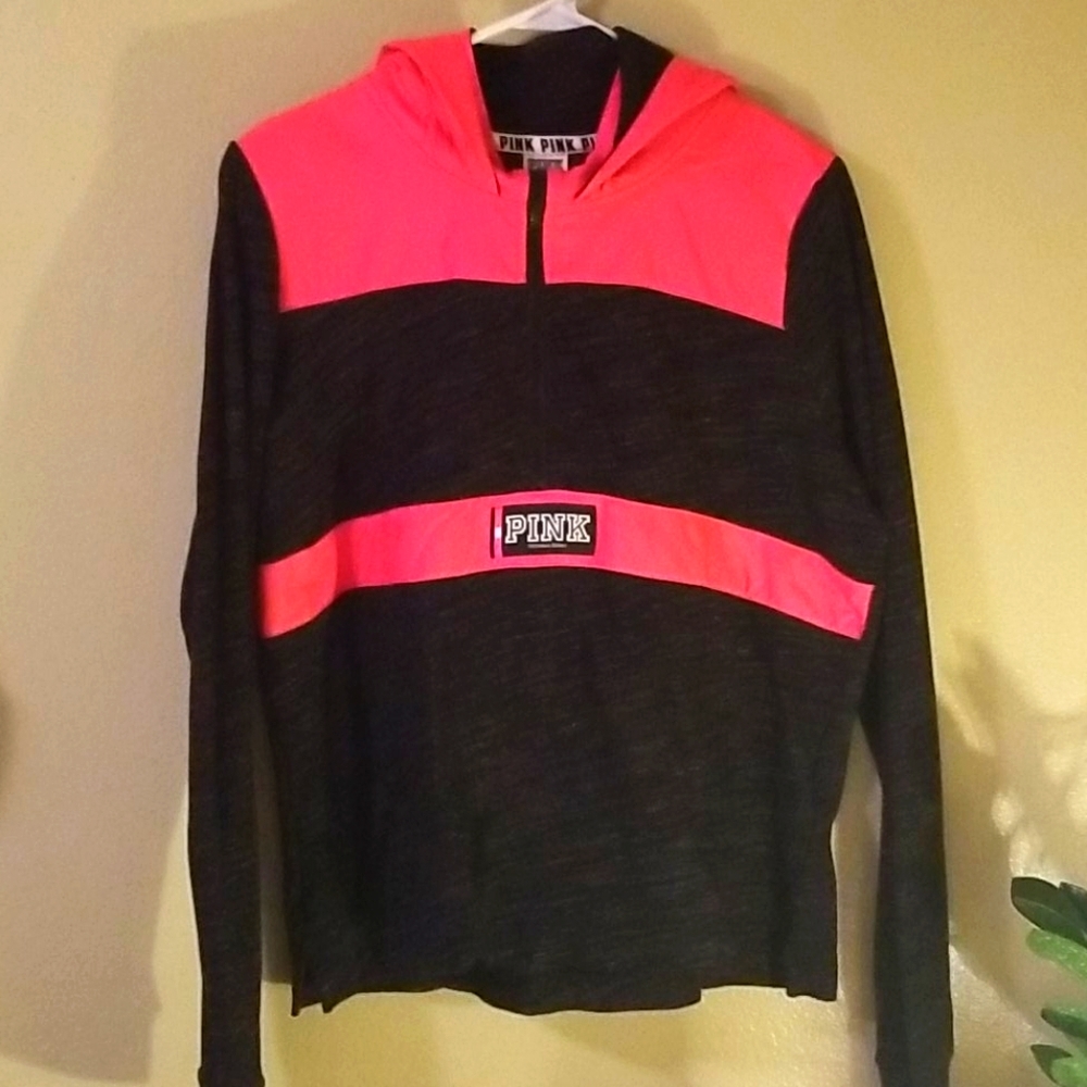 Victoria Secret PINK pink/ dark grey hoodie